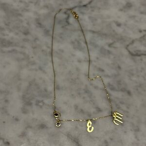 Gold Initial Necklace